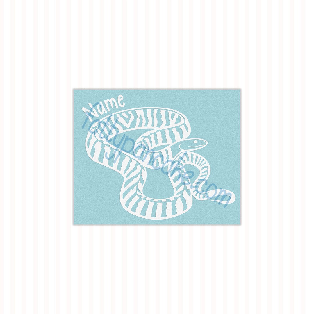 Black-headed Python Vinyl Decal Customizable Reptile Gift Tank Decor - Etsy