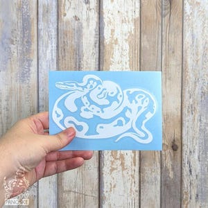 Ball Python Customizable Decal, Personalized Cute Snake Tank Decor, Gift for Snake Lovers and Owners image 7