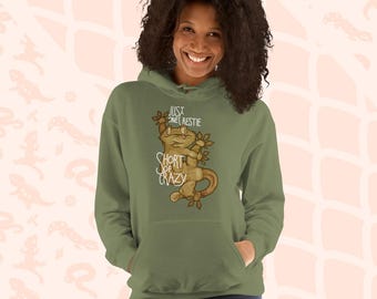 Sudadera con capucha de gecko crestado: un bonito regalo para los amantes de los lagartos