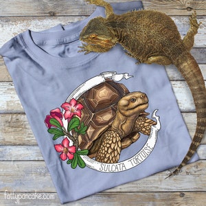 Sulcata Tortoise Unisex TShirt Cute Turtle Gift Apparel