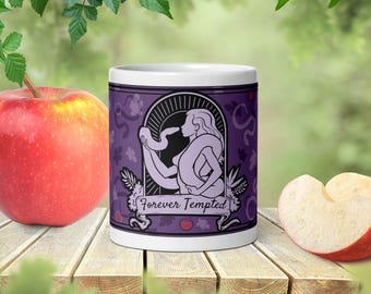 Gothic Snake Ceramic Mug - Gift for Reptile Lovers and Owners