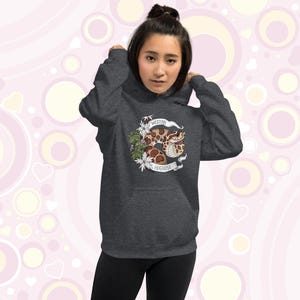 Hognose Banner Unisex Hoodie, Snake Gift Pullover, Cute Reptile Apparel