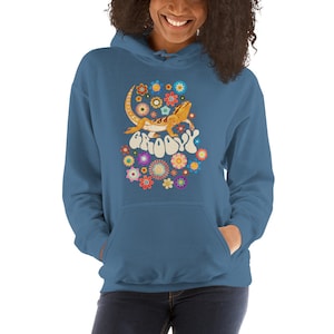 Groovy Bearded Dragon Hoodie, cute beardie gift apparel, reptile lizard pullover