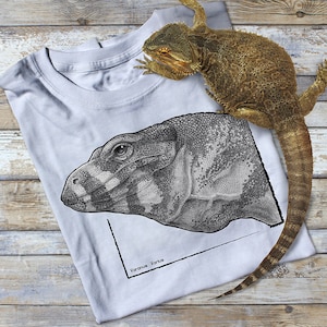 Lace Monitor Unisex TShirt, Monitor tee, lace monitor shirt, varanid, varanid tee, monitor gift, reptile tshirt, lizard tee, reptile lover