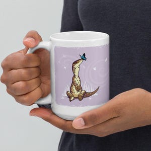 Argus Monitor Reptile Mug, Lizard Gift Ceramic Drinkware for Coffee, Gift for Monitor Lovers and Owners image 10