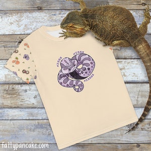 Hognose Snake Gift Kids Tee, Cute Reptile Lover Tee For Children