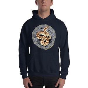 Hognose Snake Hoodie, reptile gift apparel