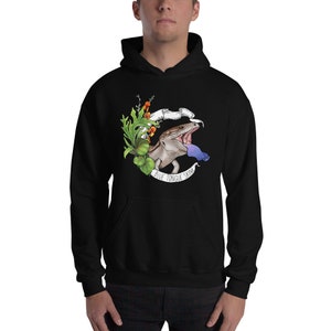 Blue Tongue Skink Banner Unisex Hoodie