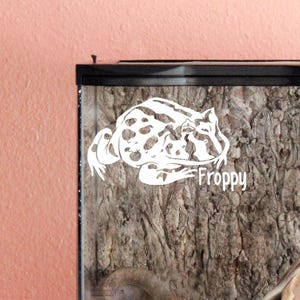 Pacman Frog Car Decal Cute Amphibian Laptop Sticker