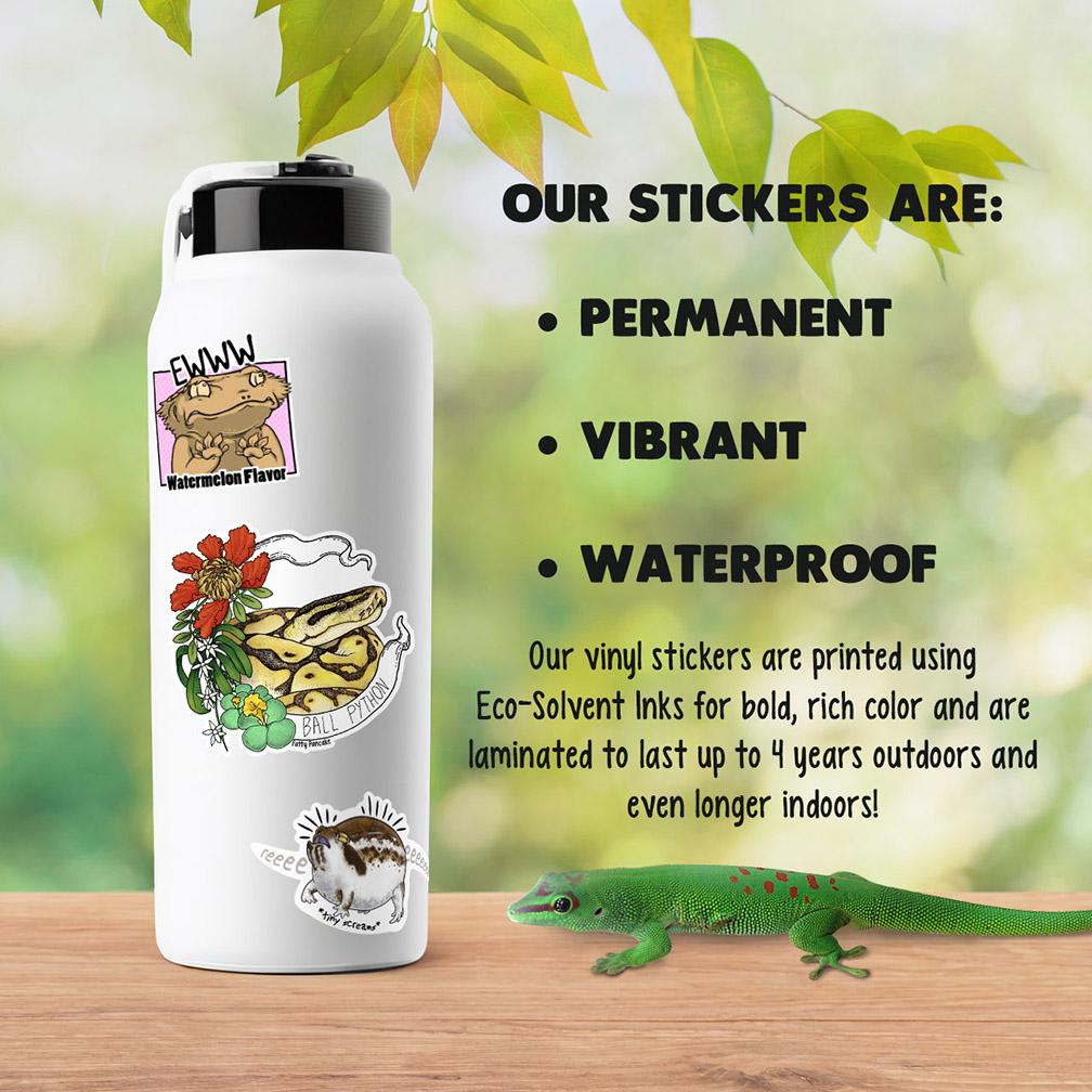 Ball Python Heart Vinyl Sticker, Gift for Reptile Lovers and Owners ...