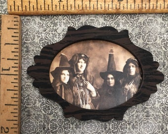 Aged Wood Framed Fortune Teller