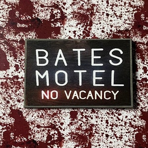 Best Seller - Wood Bates Motel Sign  - this is NOT life size.