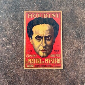 Houdini Poster - this is not life size.