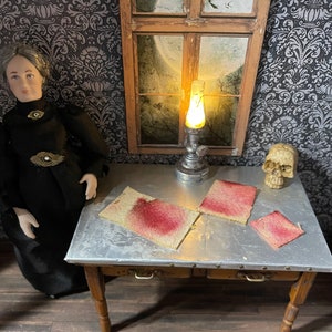 3 pc Blood Soaked Linens - this is not life size.