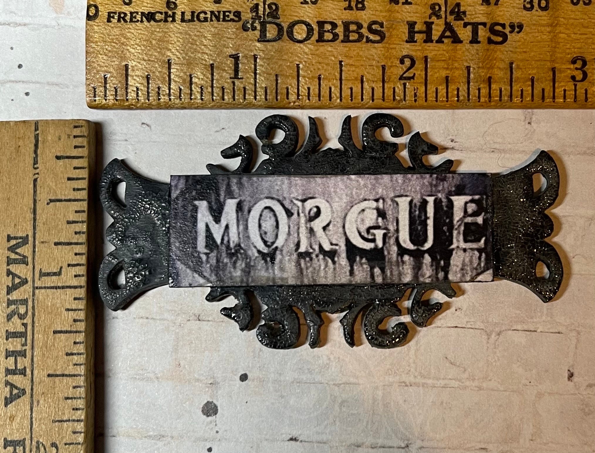 Morgue Sign Wood Aged Morgue Sign - This is Not Life Size. - Etsy