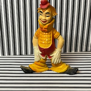 Vintage 60s-70s Creepy Clown. Perfect for Haunted Circus, Carnival, Child’s Room, Attic, Basement & More! Sold As Is- this is not life size.