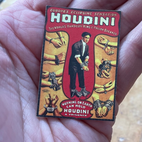 Houdini Poster - this is not life size.