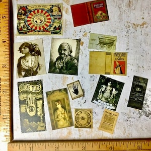 Best Seller - 13 pc Fortune Teller Desk & Wall Clutter - this is not life size.