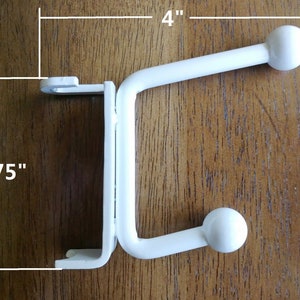 Bathroom Towel Rack, Towel Hanger, Bedroom Coat Rack, Coat Hooks, No Hole Installation Rack, Behind-the-door Hooks image 5