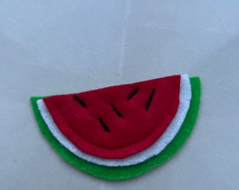 Wassermelone aus Filz