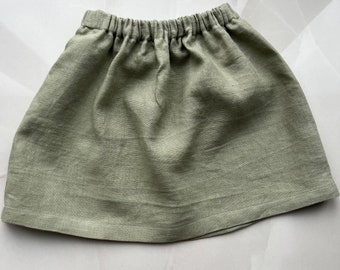 Linen skirt for children - skirt