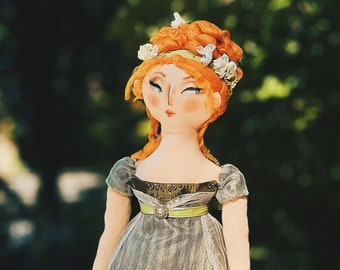 Regency Eloise Everett OOAK Jane Austen Art Doll
