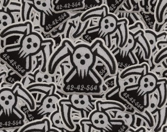 Lord Death Phone Number Iron-on Patch | Anime Patch