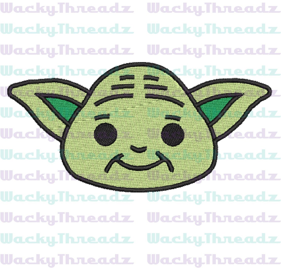 Star Wars Baby Yoda Embroidery Design 3 Sizes 11 Formats Etsy