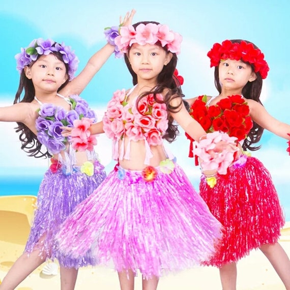 Hawaiian Dance Costume-Hula Skirt Hula Girl Outfit-Hula Dance | Etsy