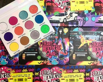 Karma Chameleon• Eine 80er Jahre Palette• Lidschatten, New Wave Make-up, Halloween Make-up, Geschenke für sie, Goth-Geschenke, Frühling, ohne Grausamkeit, Goth Make-up