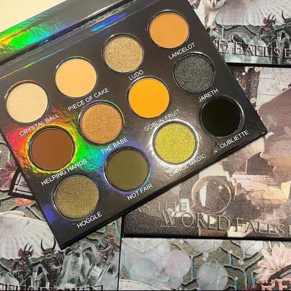 As the World Falls Down • A Neutral Palette • eyeshadow, grunge makeup, halloween makeup, gifts for her, alt, grunge, goth, makeup