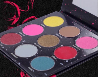 Prelude to Agony • A Valentine Palette • goth makeup, goth gifts, spooky makeup, gifts for her, alt, grunge, divine tragedy