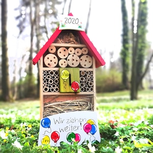 Kindergarten farewell gift kindergarten insect hotel teacher personalized with names of children weatherproof