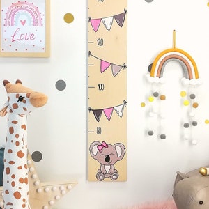 Messlatte Kinder, Messlatte Holz, Messlatten, individuelle Geschenke, personalisierte Messlatten