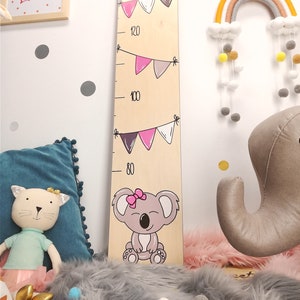 Barra de medição, barra de medição infantil, barra de medição, personalizada individualmente, presente de nascimento, presente de batismo para crianças