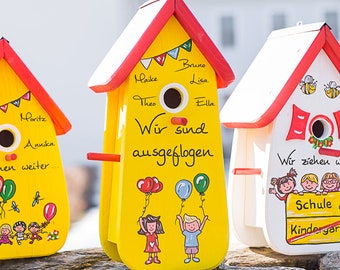 Kindergarten abschiedsgeschenk Vogelhaus; KITA Abschied Erzieherin; Kindergartenabschied; individuelle Geschenke