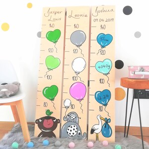 Messlatte, Kindermesslatte, Messleiste, individuell personalisiert, Geburtsgeschenk, Taufgeschenk Kinder