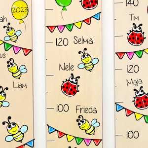 Kita farewell gift kindergarten teacher, farewell gift crèche, personal gift childminder measuring stick with name