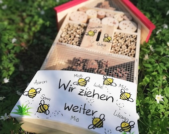 Kindergarten Abschiedsgeschenk Insektenhotel Geschenk Erzieherin Insektenhotel Insekten Kinder Kindergarten Natur XL