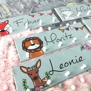 Baby memory box, memory box, toy box, game box, wooden box with name, individual, personalizable, christening gift image 8