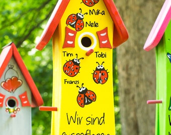 Vogelhaus | Kindergarten | Kindergarten Abschied I Wir sind ausgeflogen - Abschiedsgeschenk Kindergarten Erzieherin Kinder Eltern