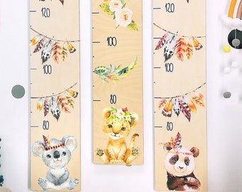 Measuring bar, children's measuring bar, measuring bar, individually personalized, gift for birth, baptismal gift children