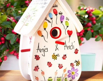 Bird house wedding, wedding money gift, finger