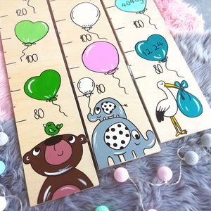 Messlatte, Kindermesslatte, Messleiste, individuell personalisiert, Geburtsgeschenk, Taufgeschenk Kinder
