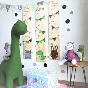 Vareta de medição infantil, vareta de medição infantil, vareta de medição infantil de madeira, vareta de medição para quarto infantil, presente de nascimento, vareta de medição personalizada