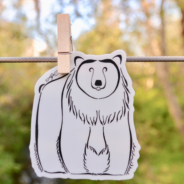 Ursus americanus (American Black Bear) - Sticker