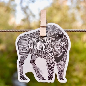 Bison bison (American Bison) - Sticker