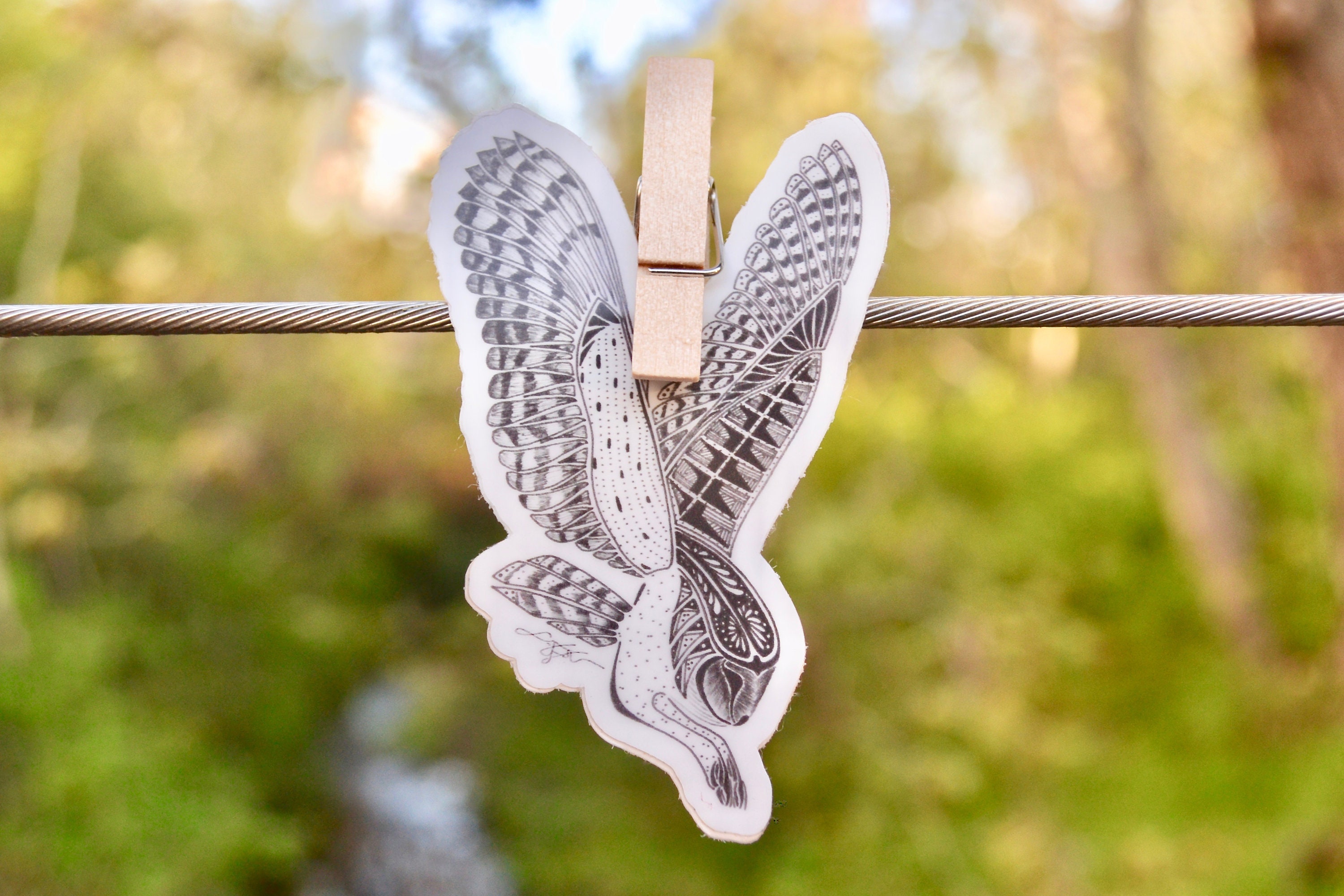 Tyto alba (Barn Owl) - Sticker