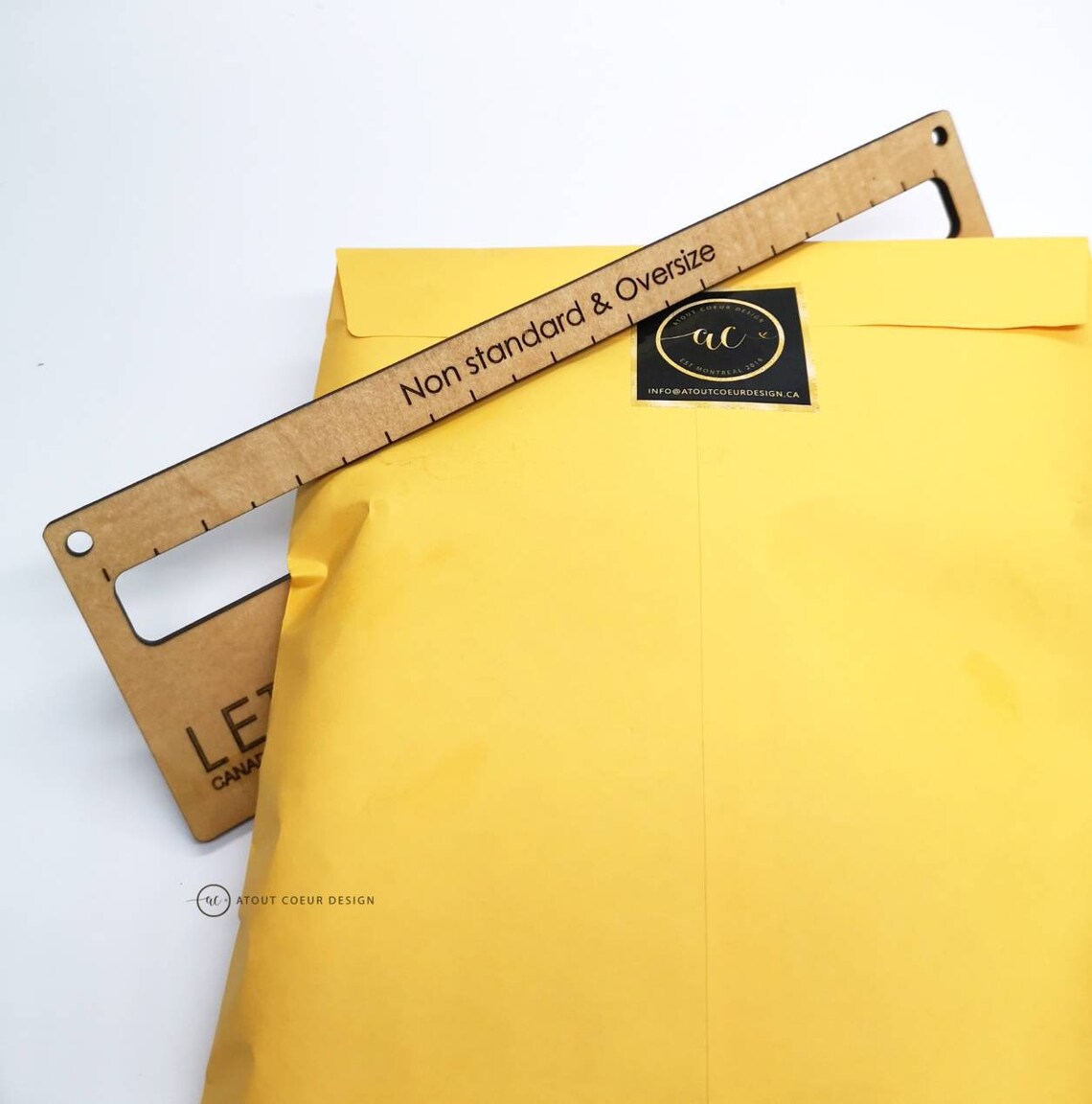 Measure Canada Post Lettermail Mailing Slot Size Guide Ruler Etsy Canada