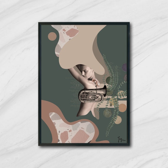 Immersion 50x70 Art Collage Poster Etsy